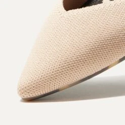 Rothy's The Point II - Ecru 15 Rothy's The Point II - Ecru -Rothy's Shoes Store 152 PointII Ecru ToeDetail