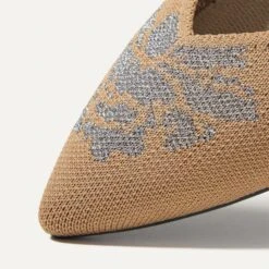 Rothy's The Point II - Burnished Brown 13 Rothy's The Point II - Burnished Brown -Rothy's Shoes Store 152 ThePointII BurnishedBrown ToeDetail 0414