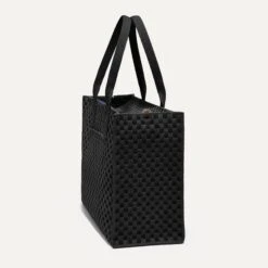 Rothy's The Classic Tote - Black Sand -Rothy's Shoes Store 162 ClassicTote BlackSand 45 Degree 4459