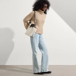 Rothy's The Crossbody Strap - Desert Cat -Rothy's Shoes Store 162 ClassicTote Luna On Figure 0792