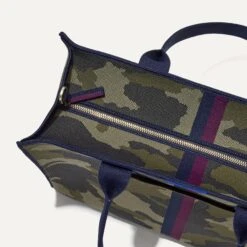 Rothy's The Classic Tote - Spruce Camo -Rothy's Shoes Store 162 ClassicTote SpruceCamo TopZipper 0505