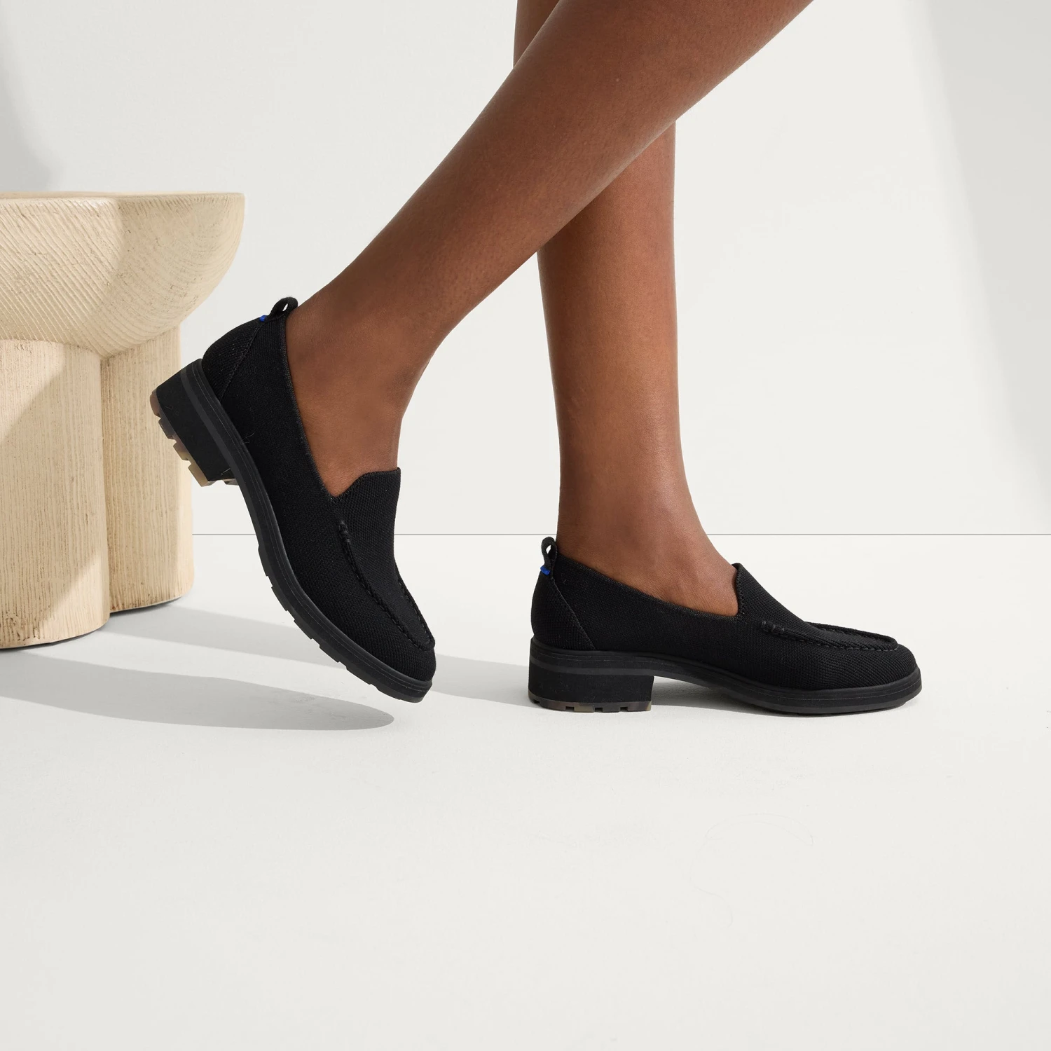 Rothy's The Lug Loafer - Onyx Black 2 Rothy's The Lug Loafer - Onyx Black - Image 2