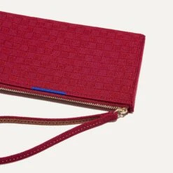 Rothy's The Wallet Wristlet - Cranberry -Rothy's Shoes Store 164 WalletWristlet Cranberry Laydown 3091 cd083028 95ff 4928 bf16 bec3435965aa