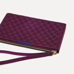 Rothy's The Wallet Wristlet - Plum Purple -Rothy's Shoes Store 164 WalletWristlet PlumPurple Hardware