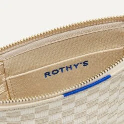 Rothy's The Wallet Wristlet - Vanilla Basketweave -Rothy's Shoes Store 164 WalletWristlet VanillaBasketweave Inside 2457a08c 1a69 4007 be17 02f91d81b2c0