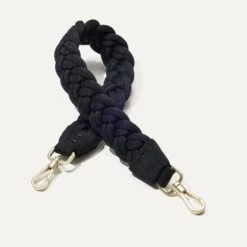 Rothy's The Shoulder Strap - Black Braid