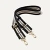 Rothy's The Crossbody Strap - Black And White Stripe