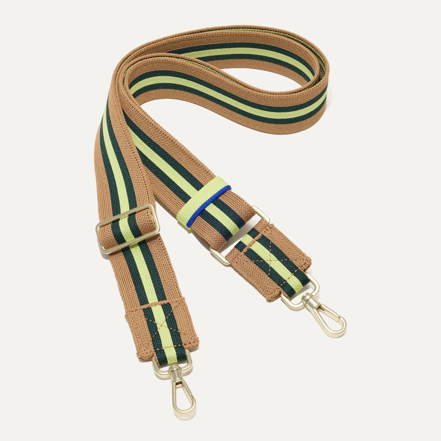 Rothy's The Crossbody Strap - Neon Pine Stripe 1 Rothy's The Crossbody Strap - Neon Pine Stripe
