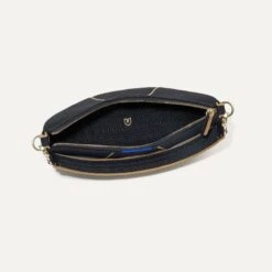 Rothy's The Crescent Bag - Black -Rothy's Shoes Store 169 CrescentBag Black Overhead 332