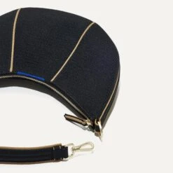 Rothy's The Crescent Bag - Black -Rothy's Shoes Store 169 CrescentBag Black RemovableStrap 530