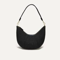 Rothy's The Crescent Bag - Black Licorice