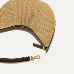 Rothy's The Crescent Bag - Brown Butter -Rothy's Shoes Store 169 CrescentBag BrownButter RemovableStrap 5823