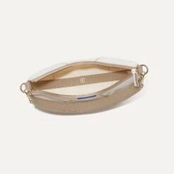 Rothy's The Crescent Bag - Celestine -Rothy's Shoes Store 169 CrescentBag Celestine Overhead 340