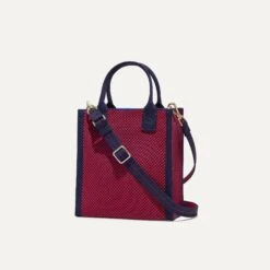 Rothy's The Petite Classic Tote - Cherry Micro Check