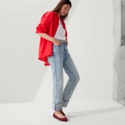 Rothy's The Ballet Flat - Berry Mesh -Rothy's Shoes Store 181 BalletFlat BerryMesh OnFigure 3243