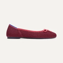 Rothy's The Ballet Flat - Berry Mesh -Rothy's Shoes Store 181 BalletFlat BerryMesh Side 848