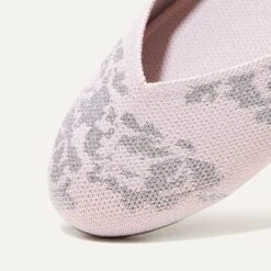 Rothy's The Flat - Burnished Blush -Rothy's Shoes Store 181 BalletFlat BurnishedBlush ToeDetail 0254