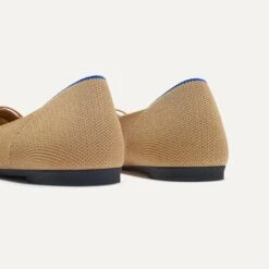 Rothy's The Ballet Flat - Pearl -Rothy's Shoes Store 181 BalletFlat Pearl HeelDetail 961