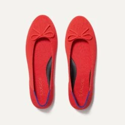 Rothy's The Ballet Flat - Glamour Red