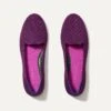 Rothy's The Lounge Loafer - Plum Basketweave