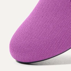 Rothy's The Lounge Loafer - Soft Orchid -Rothy's Shoes Store 182 LoungeLoafer SoftOrchid ToeDetail 895