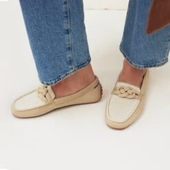 Rothy's The Braid Driver - Cappuccino -Rothy's Shoes Store 183 BraidDriver Cappuccino OnFigure 5939