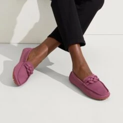 Rothy's The Braid Driver - Mauve -Rothy's Shoes Store 183 BraidDriver Mauve On Figure 1846