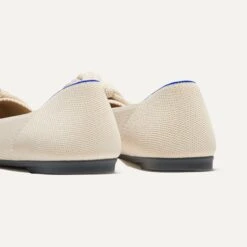 Rothy's The Knot Point II - Conch -Rothy's Shoes Store 185 KnotPointII Conch HeelDetail 0159