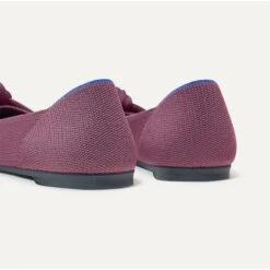 Rothy's The Knot Point II - Mauve -Rothy's Shoes Store 185 KnotPointII Mauve HeelDetail 90964