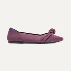 Rothy's The Knot Point II - Mauve -Rothy's Shoes Store 185 KnotPointII Mauve Side 90909