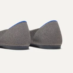 Rothy's The Knot Point II - Silver Mix -Rothy's Shoes Store 185 KnotPointII SilverMix Heel 5578