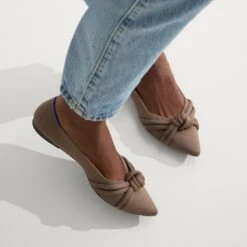 Rothy's The Knot Point II - Sparrow -Rothy's Shoes Store 185 KnotPointII Sparrow On Figure 1474