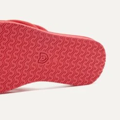 Rothy's The Summer Sandal - Red Hot -Rothy's Shoes Store 191 SummerSandal RedHot Sole 4231