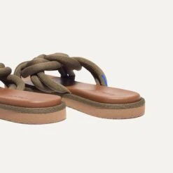 Rothy's The Summer Sandal - Safari -Rothy's Shoes Store 191 SummerSandal Safari Heel 3567