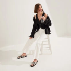 Rothy's The Weekend Slide - Sandy Cat -Rothy's Shoes Store 198 WeekendSlide SandyCat OnFigure 2360.20240227020514460Large