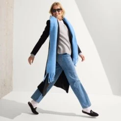 Rothy's The Double Bit Loafer Mule - Black Bouclé -Rothy's Shoes Store 200 DoubleBitLoaferMule BlackBoucle On Figure 0486