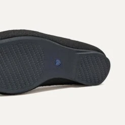 Rothy's The Double Bit Loafer Mule - Black Bouclé -Rothy's Shoes Store 200 DoubleBitLoaferMule BlackBoucle Sole 5678