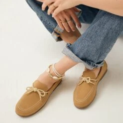 Rothy's The Boat Shoe - Driftwood -Rothy's Shoes Store 20250123 Spring 2025 Boat Shoe Launch 0140 pdp