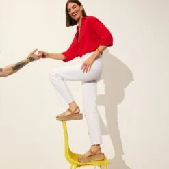 Rothy's The Lightweight Wedge Sandal - Beach Sand Woven -Rothy's Shoes Store 203 LightweightWedgeSandal BeachSandWoven OnFigure 6695 PDP 0d322205 fd6f 4fcc 84d4 cdf97fb3f2a5