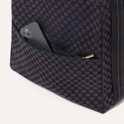 Rothy's The Backpack - Black Sand -Rothy's Shoes Store 208 Backpack BlackSand FrontPocket 7205