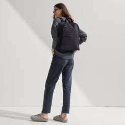 Rothy's The Backpack - Black Sand -Rothy's Shoes Store 208 Backpack BlackSand On Figure 1167