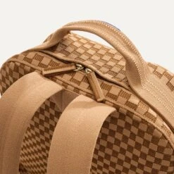 Rothy's The Backpack - Hazelnut -Rothy's Shoes Store 208 Backpack Hazelnut Strap45Degree 9033