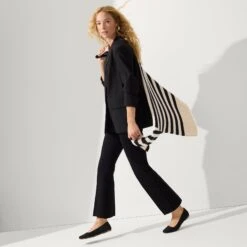 Rothy's The Max Square - Black -Rothy's Shoes Store 210 MaxSquare Black On Figure 0555