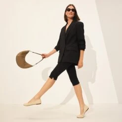 Rothy's The Crescent Bag - Horizon -Rothy's Shoes Store 210 MaxSquare PowderCrochet On Figure 6415 PDP