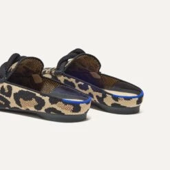 Rothy's The Loafer Mule - Desert Cat -Rothy's Shoes Store 211 LoaferMule DesertCat HeelDetail 0431