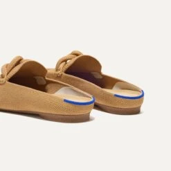 Rothy's The Loafer Mule - Wren Birdseye -Rothy's Shoes Store 211 LoaferMule WrenBirdseye HeelDetail 0428