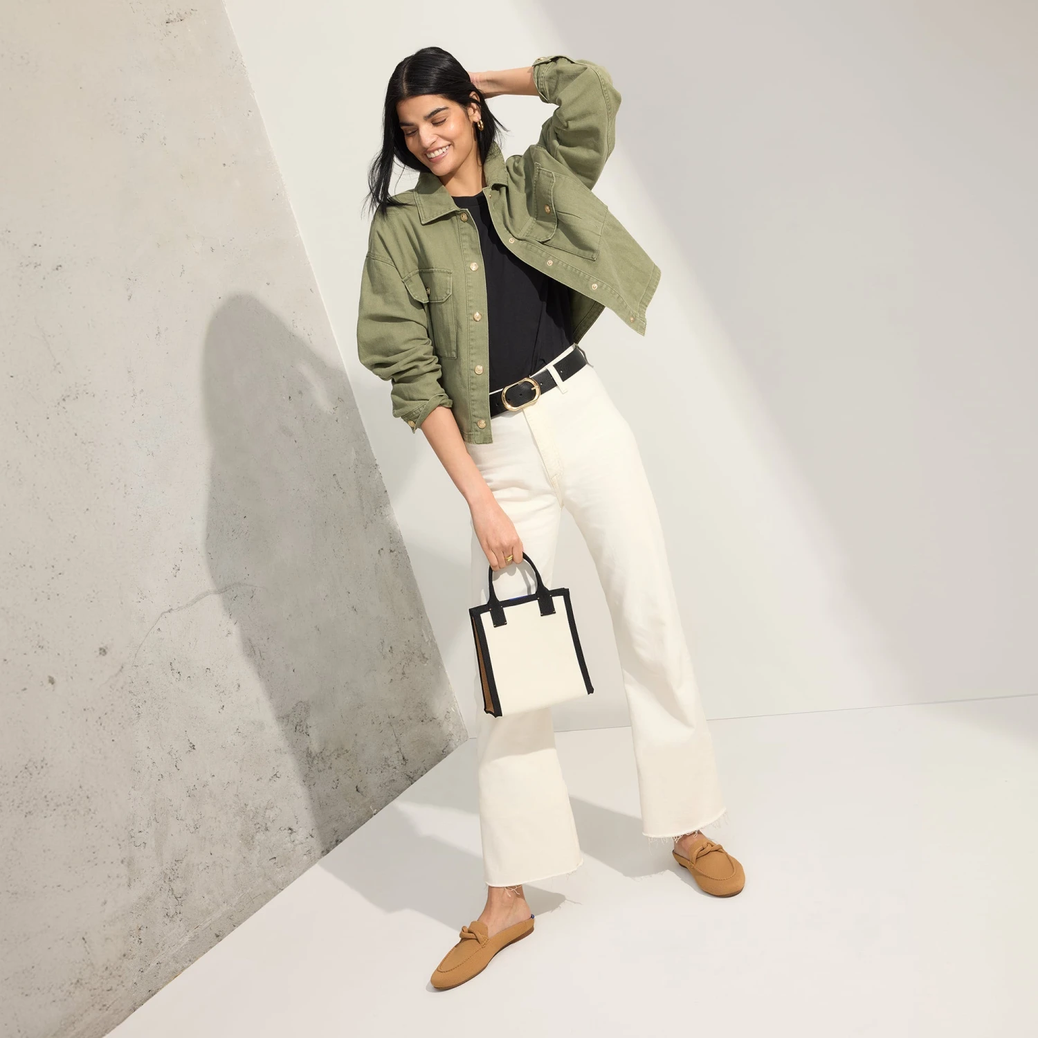 Rothy's The Petite Classic Tote - Grand Piano 3 Rothy's The Petite Classic Tote - Grand Piano - Image 3