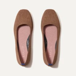 Rothy's The Max Square - Pecan Micro Check