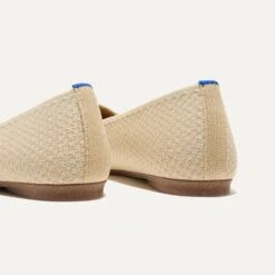 Rothy's The Max Square - Sandstone Micro Check -Rothy's Shoes Store 212 MaxSquare SandstoneMicrocheck Heel 5687