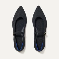 Rothy's The Point Mary Jane II - Black